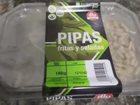 Pipas fritas y saladas