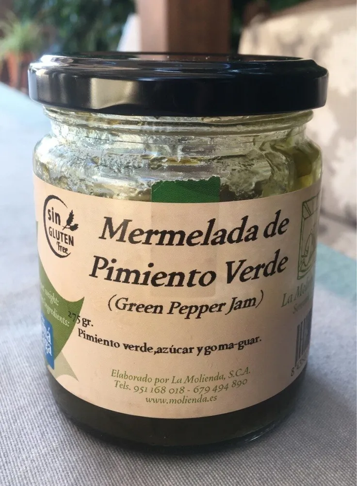 Mermelada de pimiento verde