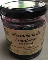 Mermelada de arandanos con stevia