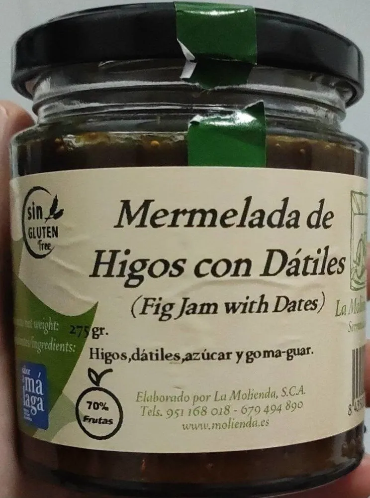 Mermelada de higos con dátiles