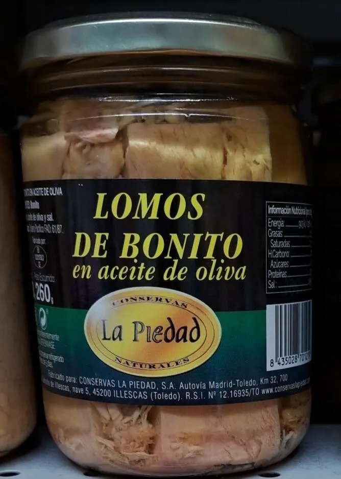 Lomos de bonito en aceite de oliva