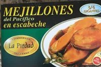 Mejillones del pacifico en escabeche