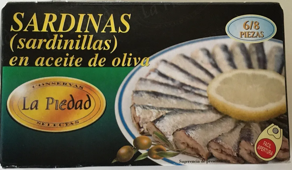 Sardinas (sardinillas) en aceite de oliva