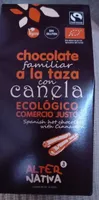 Chocolate a la taza con canela