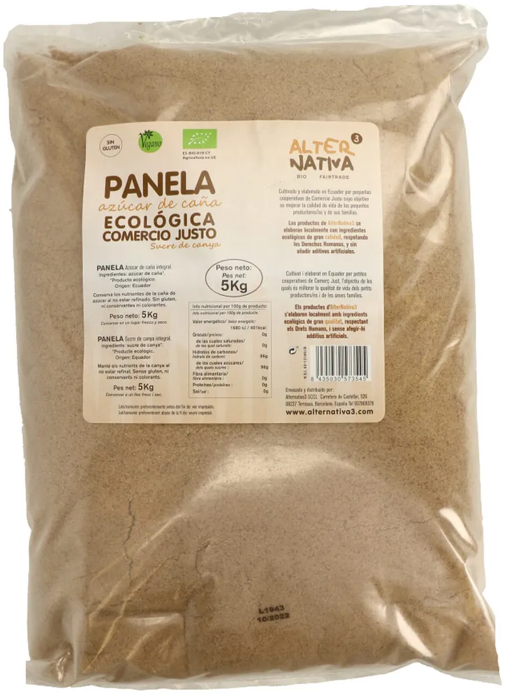 Azúcar panela bio