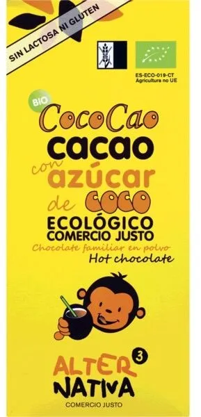CocoCao cacao con azúcar de coco