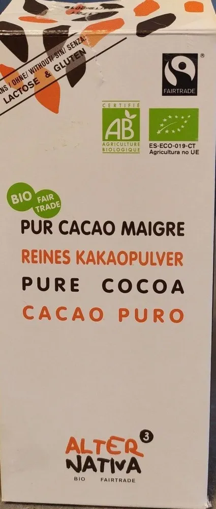 Pur cacao maigre