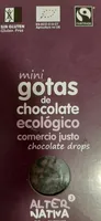 Mini gotas de chocolate ecologico