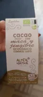 cacao puro con maca y jengibre