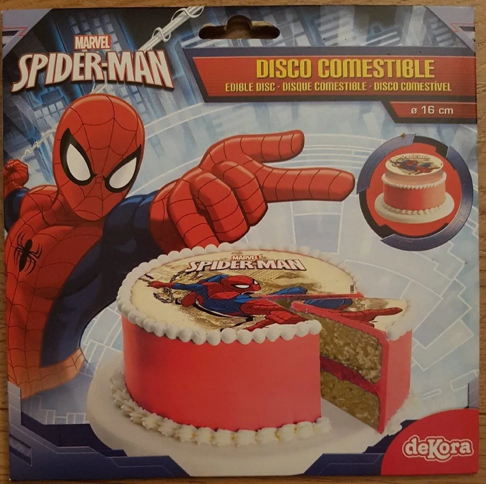 Disco comestible - Spiderman