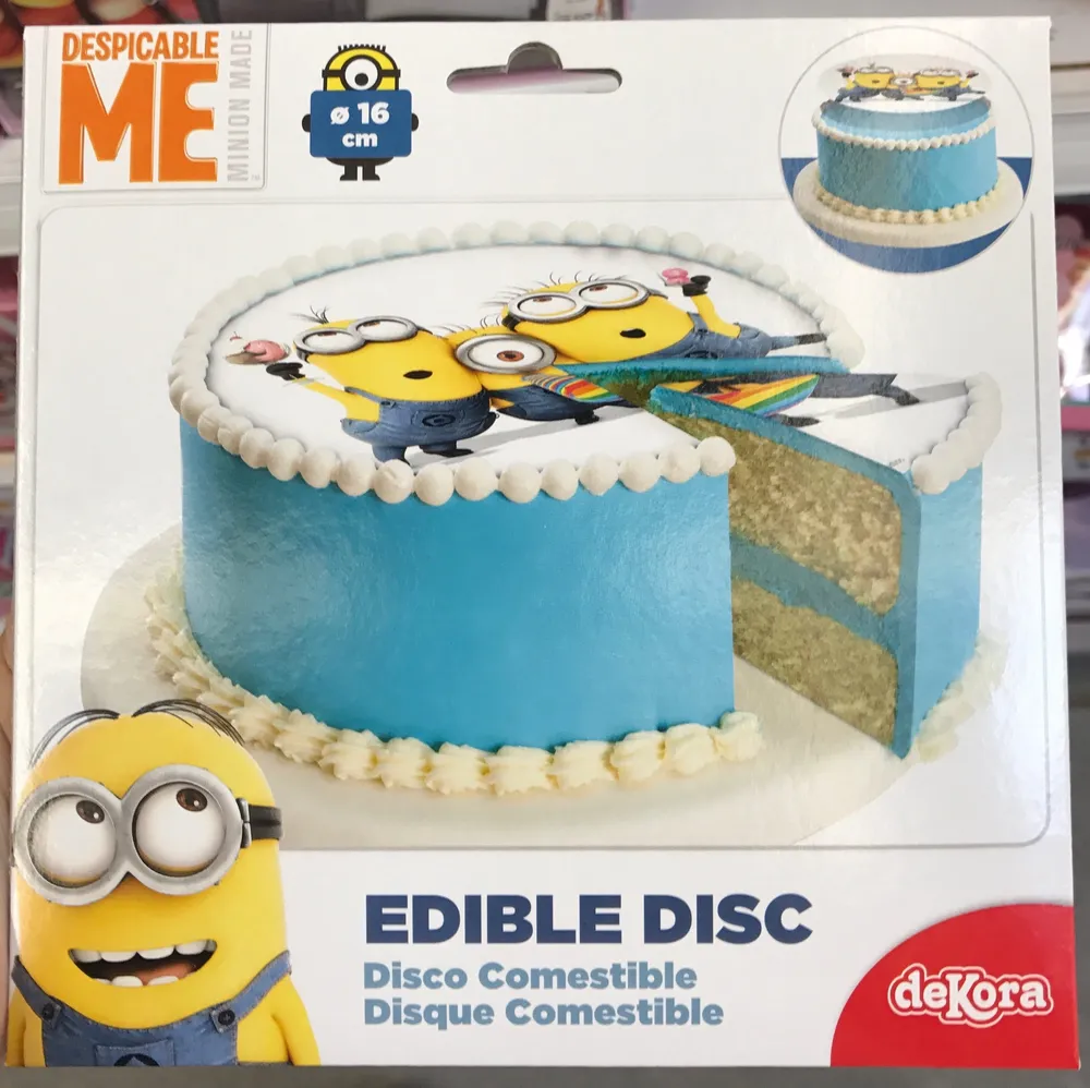 Disque comestible 16 cm Despicable Me