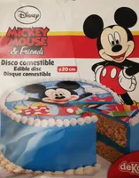 Disque comestible mickey mouse & friends