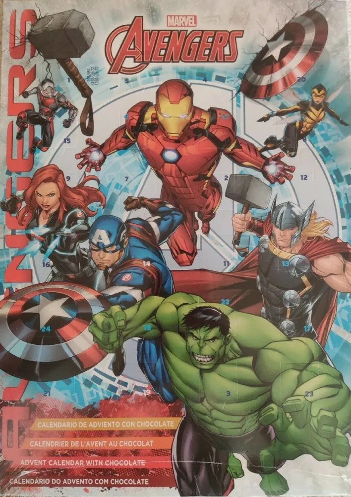 Calendario de adviento con chocolate - MARVEL Avengers