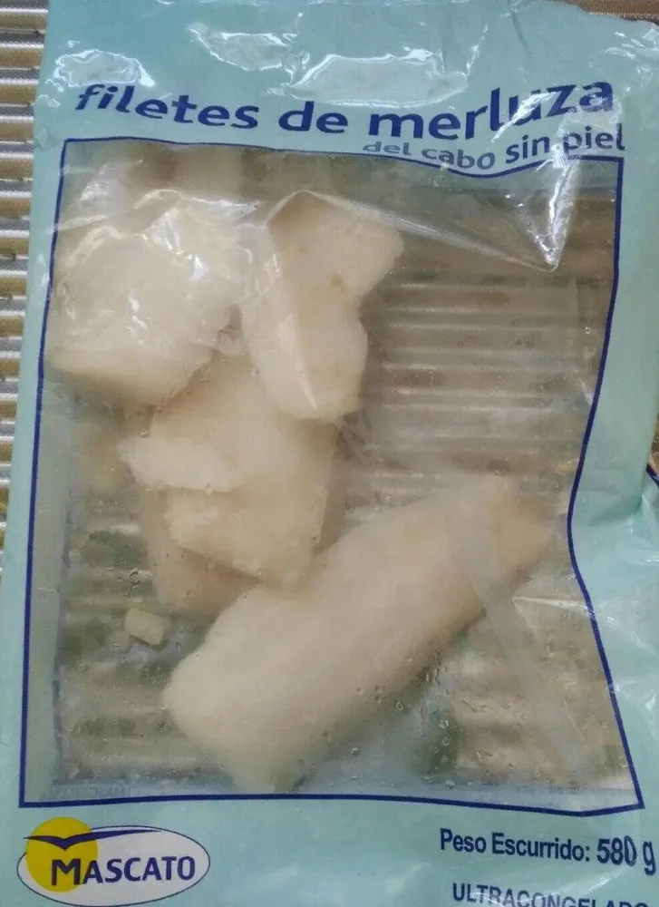 Filetes de merluza del cabo sin piel