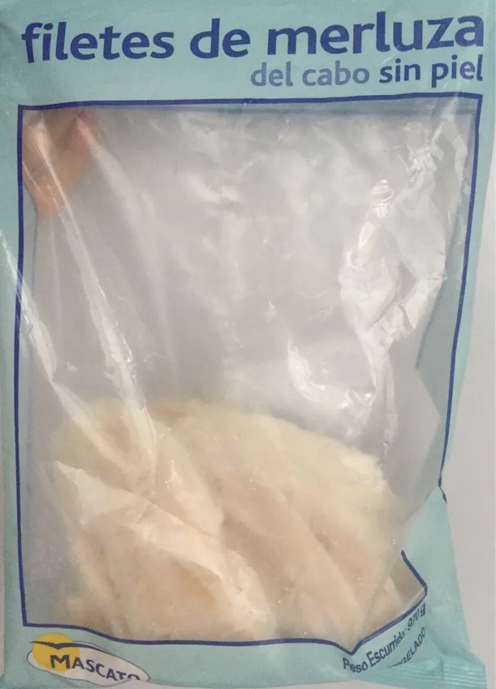Filetes de merluza del cabo sin piel