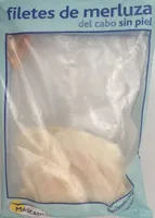 Filetes de merluza del cabo sin piel