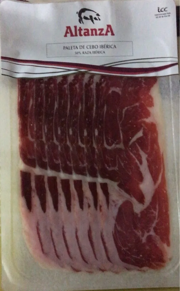 Paleta de cebo iberica