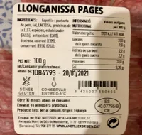 Llonganissa pages