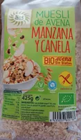 Muesli de avena con manzana y canela