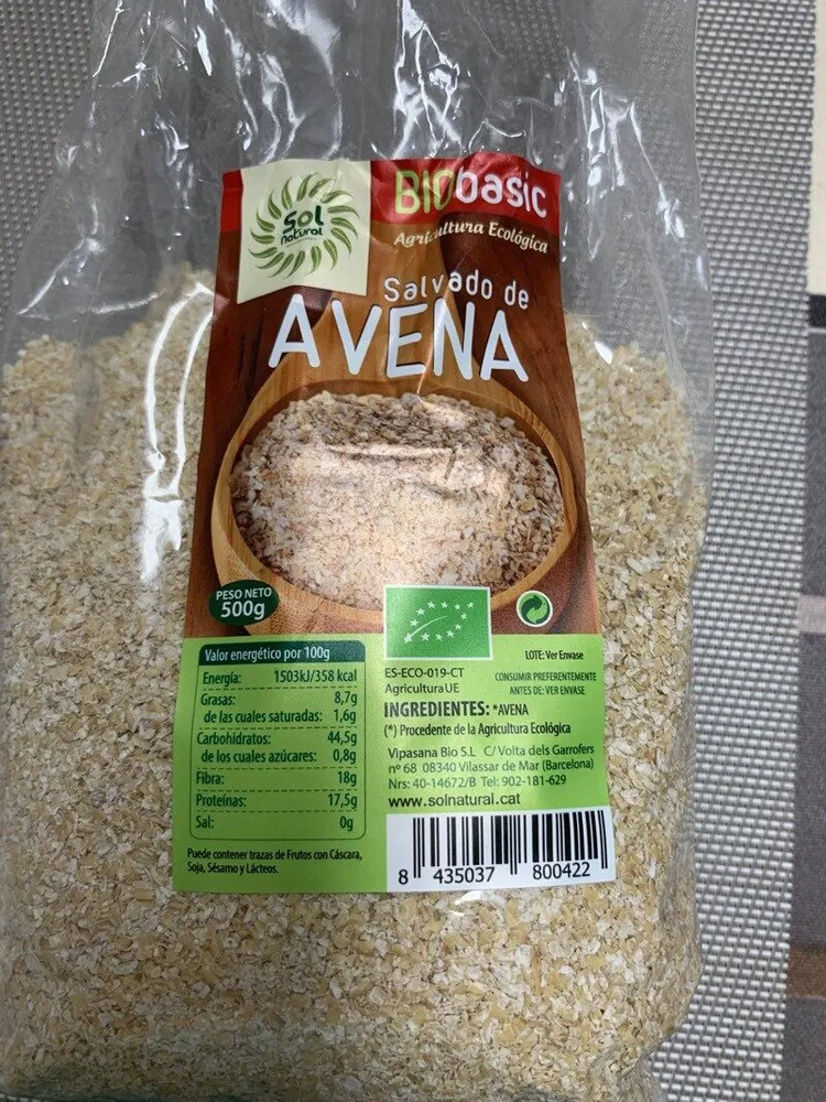 Salvado de avena