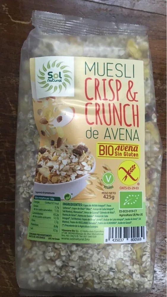 Muesli crisp and crunch