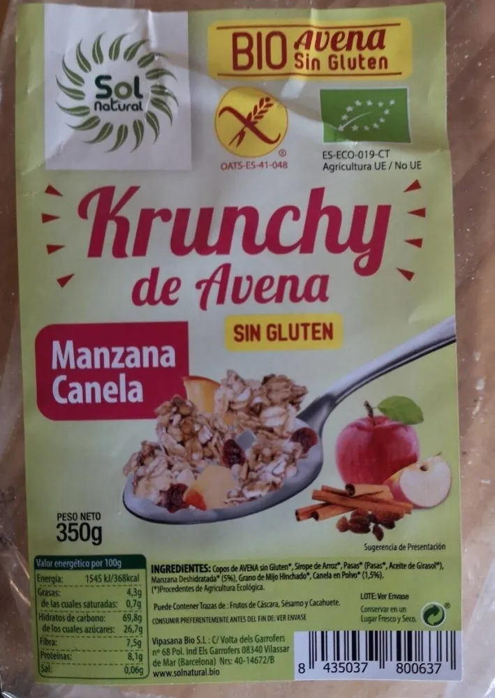 Krunchy de avena