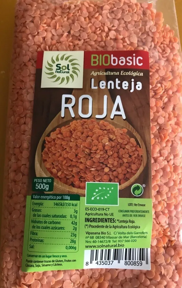 Lenteja Roja
