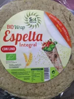 Bio wrap espelta integral con lino