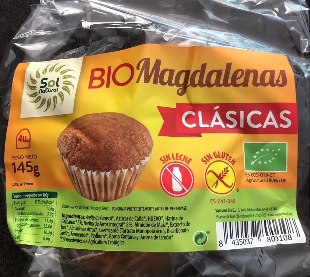 Bio Magdalenas Clasicas