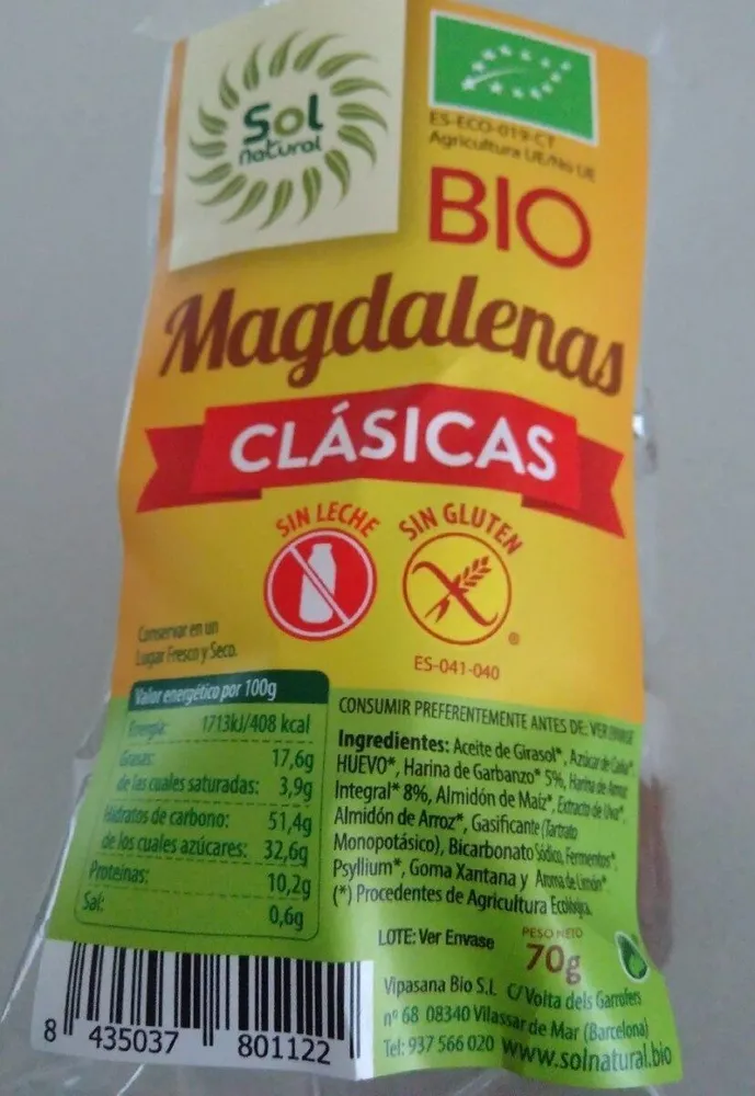 Magdalenas Clásicas Bio