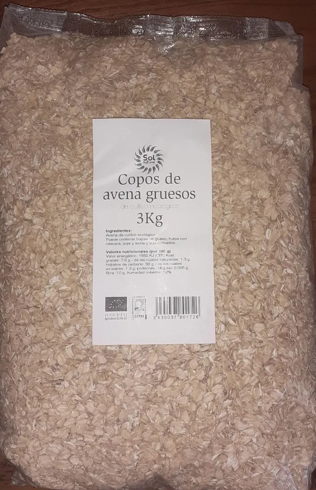 Copos de avena gruesos