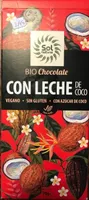 Bio Chocolate con leche de coco