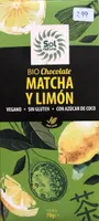 Bio chocolate matcha y limón