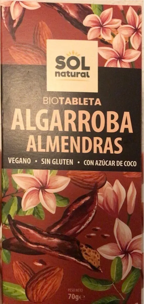 Biotableta Algarroba Almendras