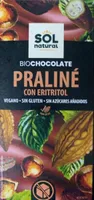 Bio chocolate praliné con erititrol