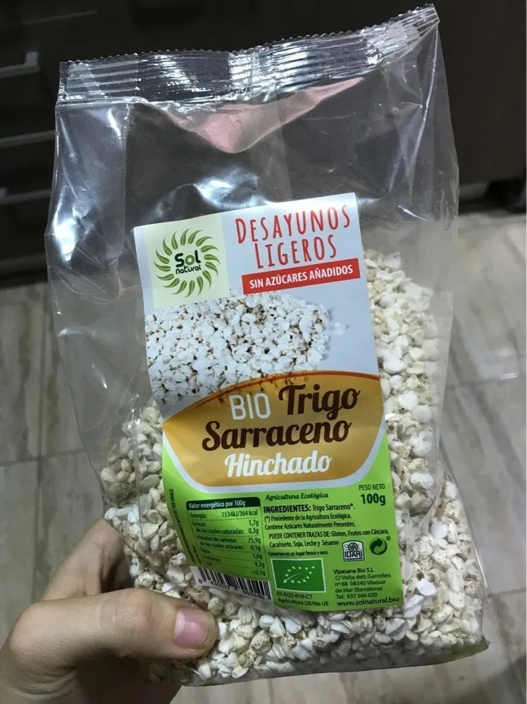 Trigo sarraceno hinchado