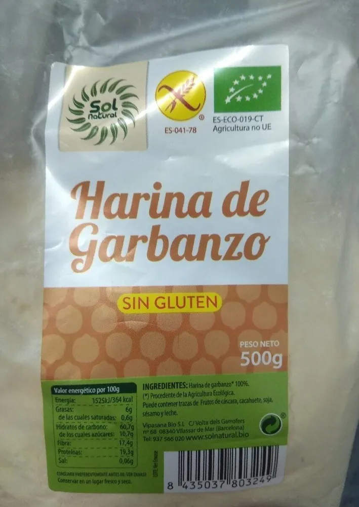 Harina de garbanzo