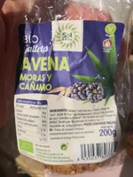 Galletas avena, moras y cañamo