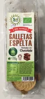 Galletas de espelta bañadas con chocolate