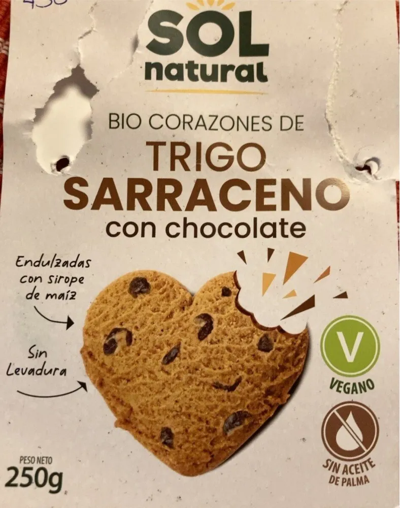 Bio corazones trigo sarraceno