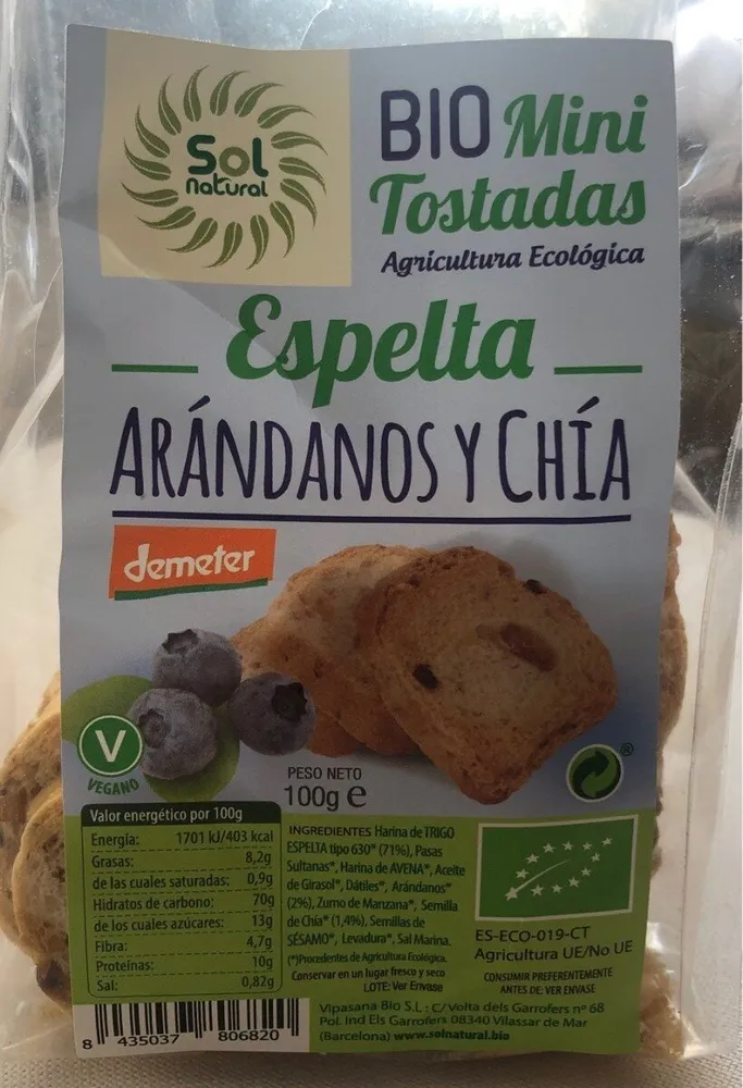 BIO MINI TOSTADAS