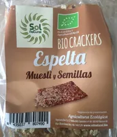 Bio crackers espelta muesli y semillas