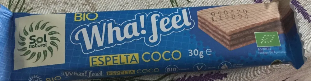 Barrita de espelta y coco