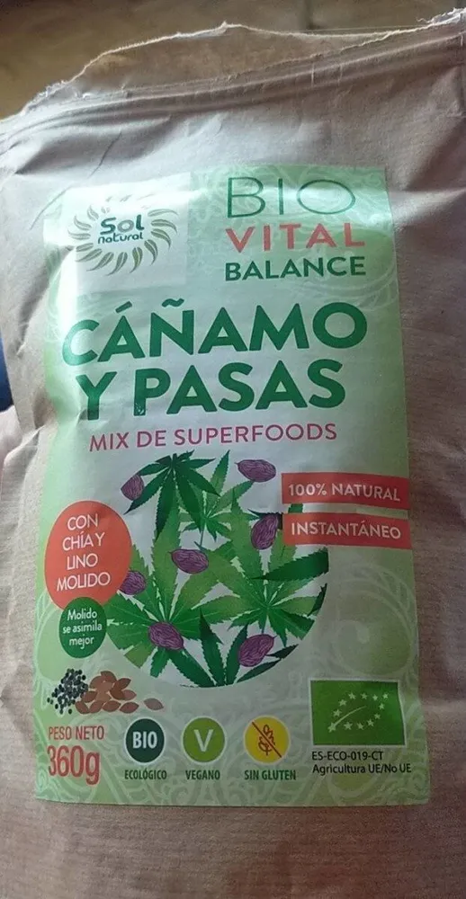 Cáñamo y pasas