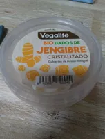 Bio dados de jengibre cristalizado