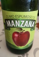 Zumo espumoso manzana