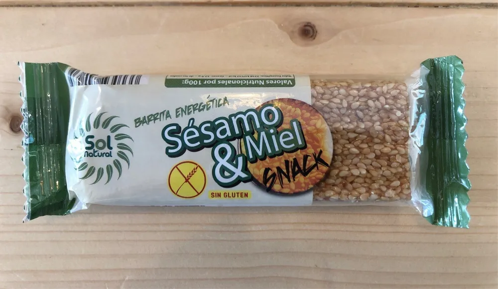 Barrita energética Sésamo y Miel