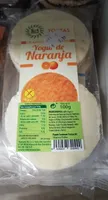 Tortas de arroz con yogur de naranja