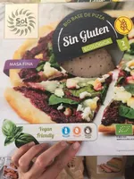 Bio base de pizza Sol Natural