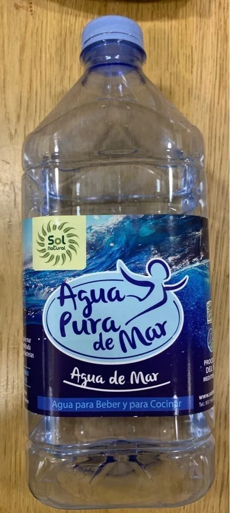 Agua pura de mar